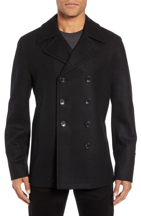 Michael Kors Men's Double Breasted Peacoat 